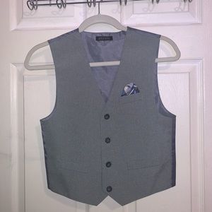 Size 10 grey boys dressy vest